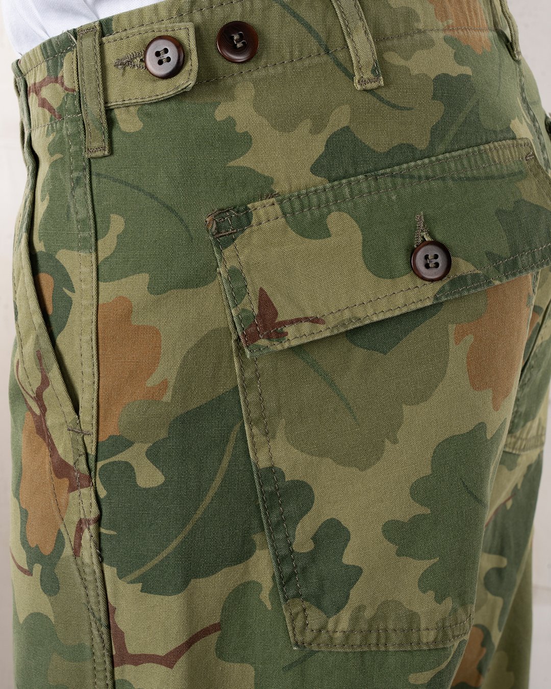 Og-107 Pant Mitchell Green Pike Brothers — vintage pants, pocket detail