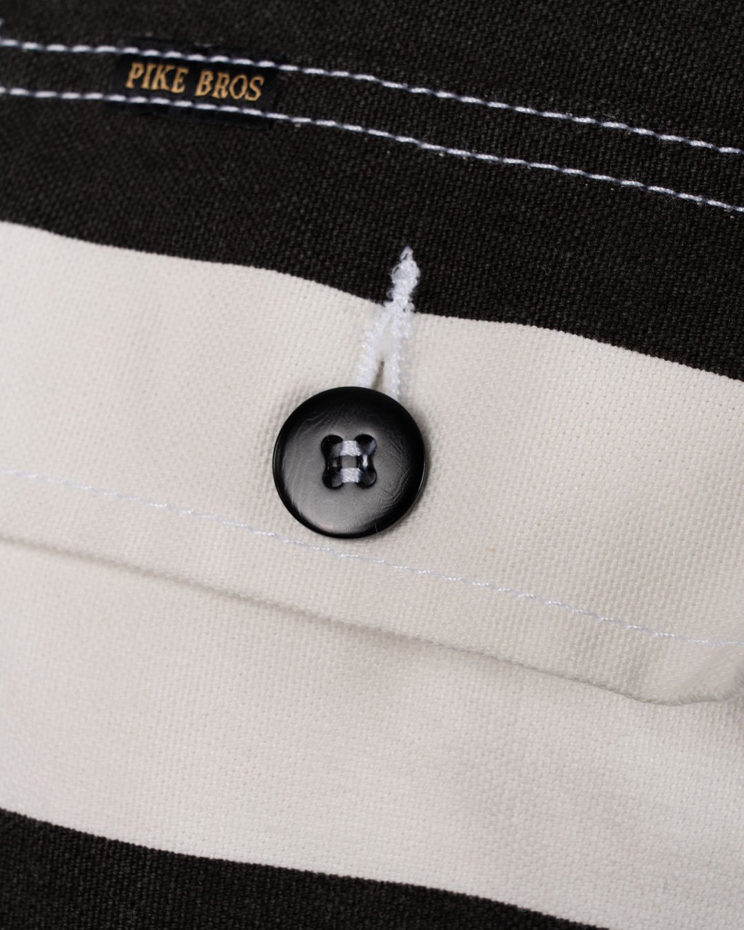 Og-107 Shirt Alcatraz White Pike Brothers — vintage shirt, worn in context