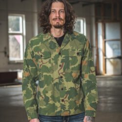 Og-107 Shirt Mitchell Green Pike Brothers — vintage shirt, front view