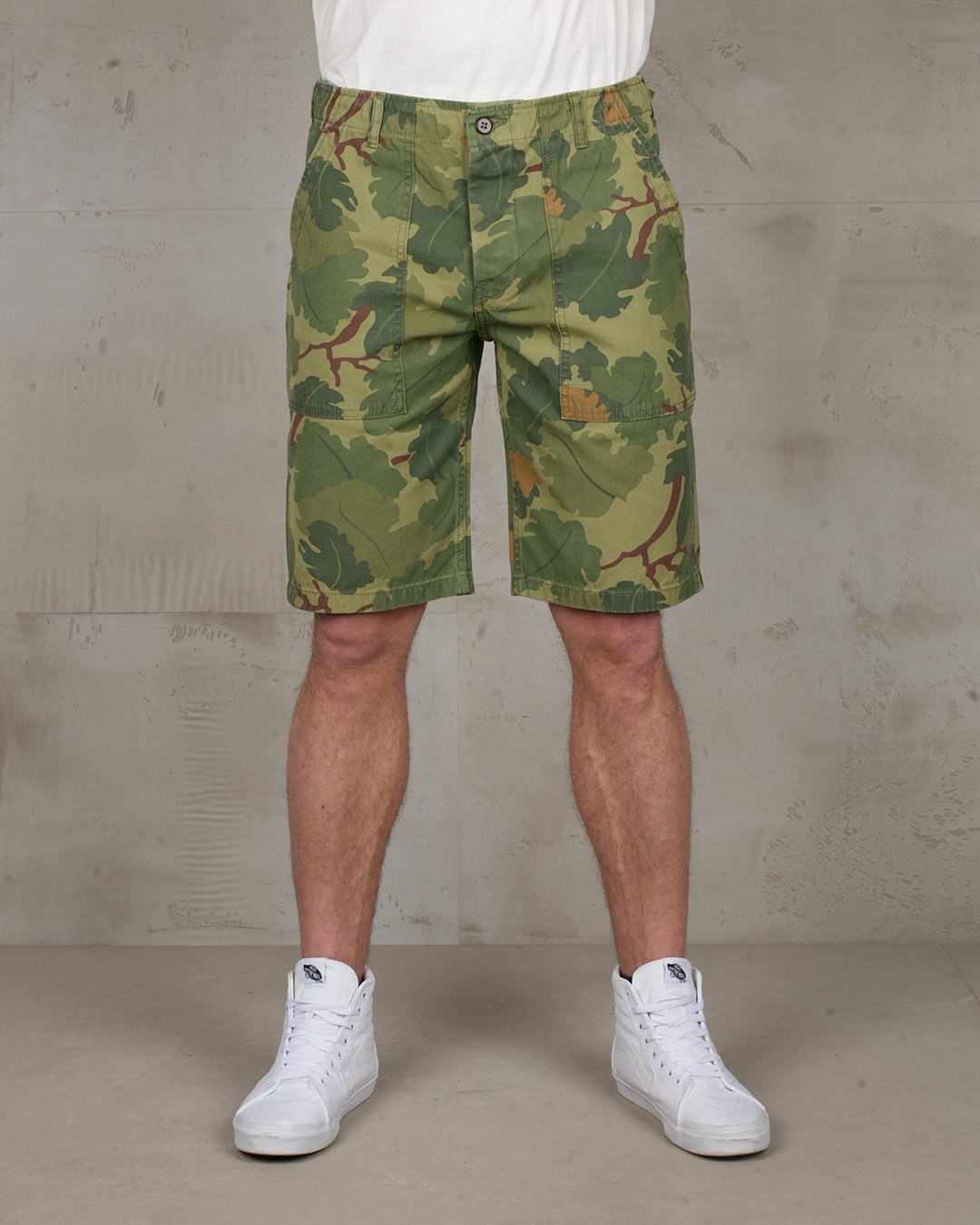 Og-107 Short Mitchell Green Pike Brothers — short vintage, vue de face