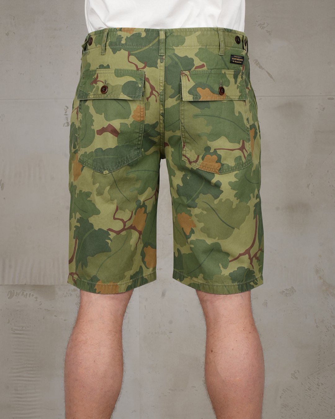 Og-107 Short Mitchell Green Pike Brothers — short vintage, vue de dos