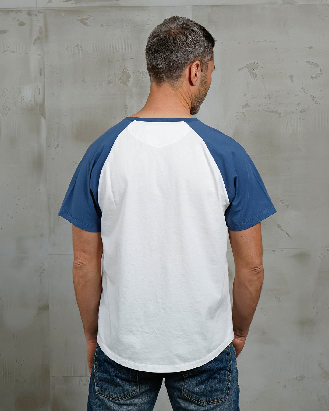 Pitcher Shirt Peralta White Pike Brothers — vintage shirt, back view