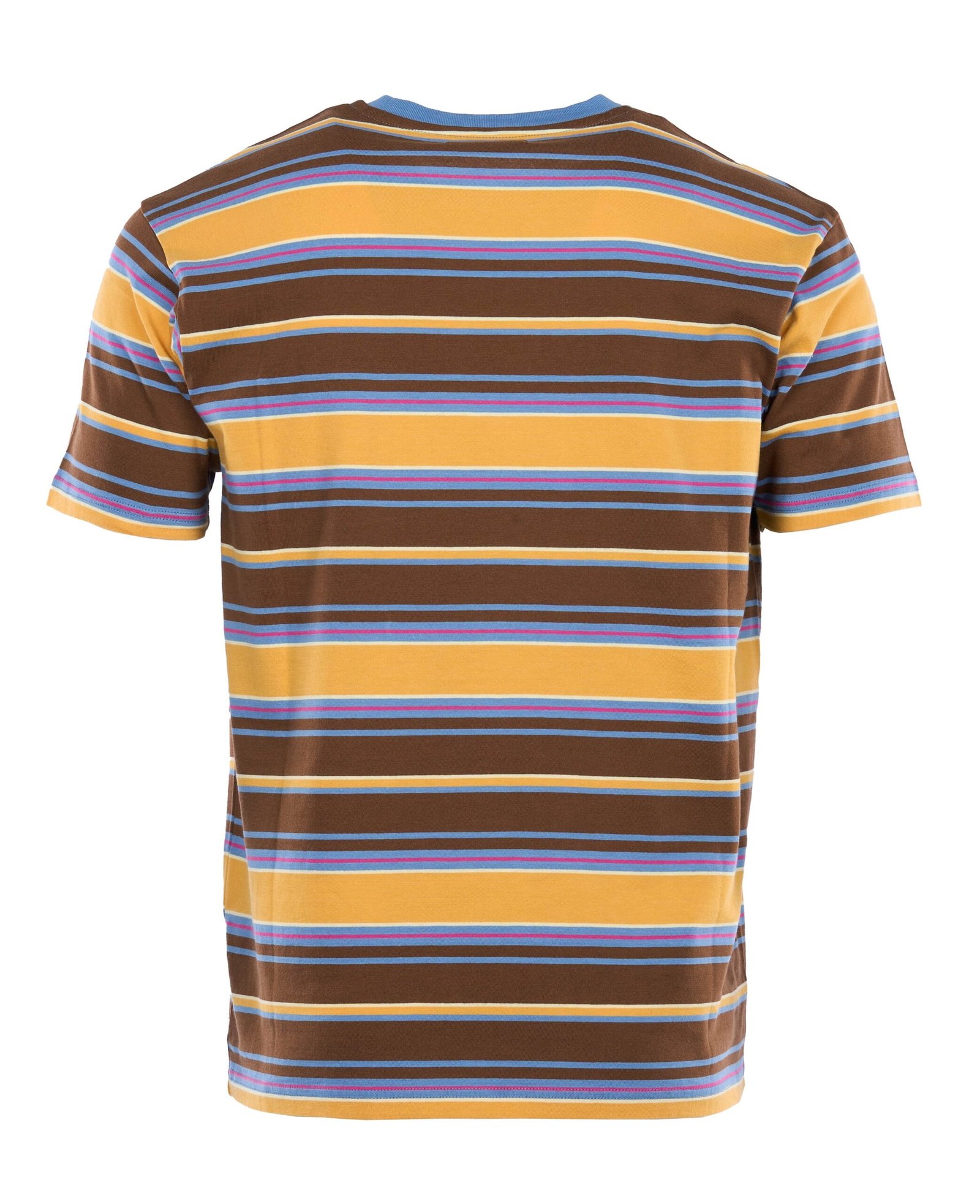 Pocket Tee Malibu Yellow Pike Brothers — t-shirt vintage, détail de la matière