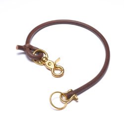 Rider Lanyard Brown Pike Brothers — accessoire vintage, vue de face