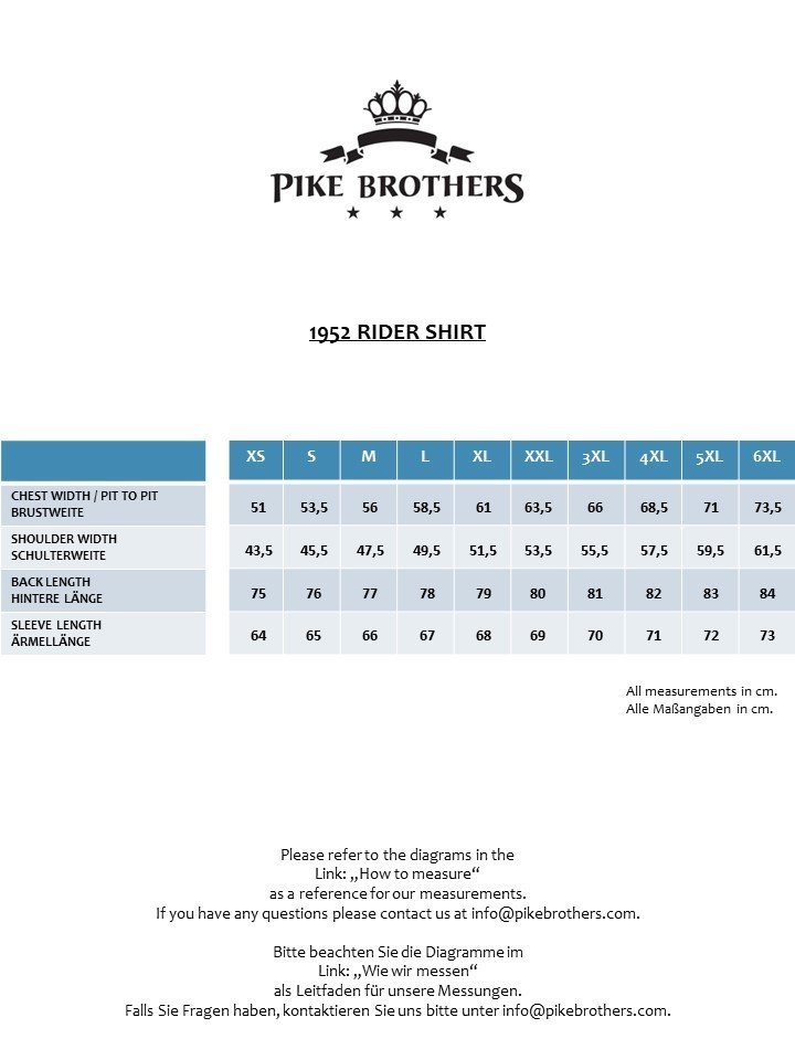 Rider Shirt Huaba Blue Pike Brothers — vintage shirt, product view 12