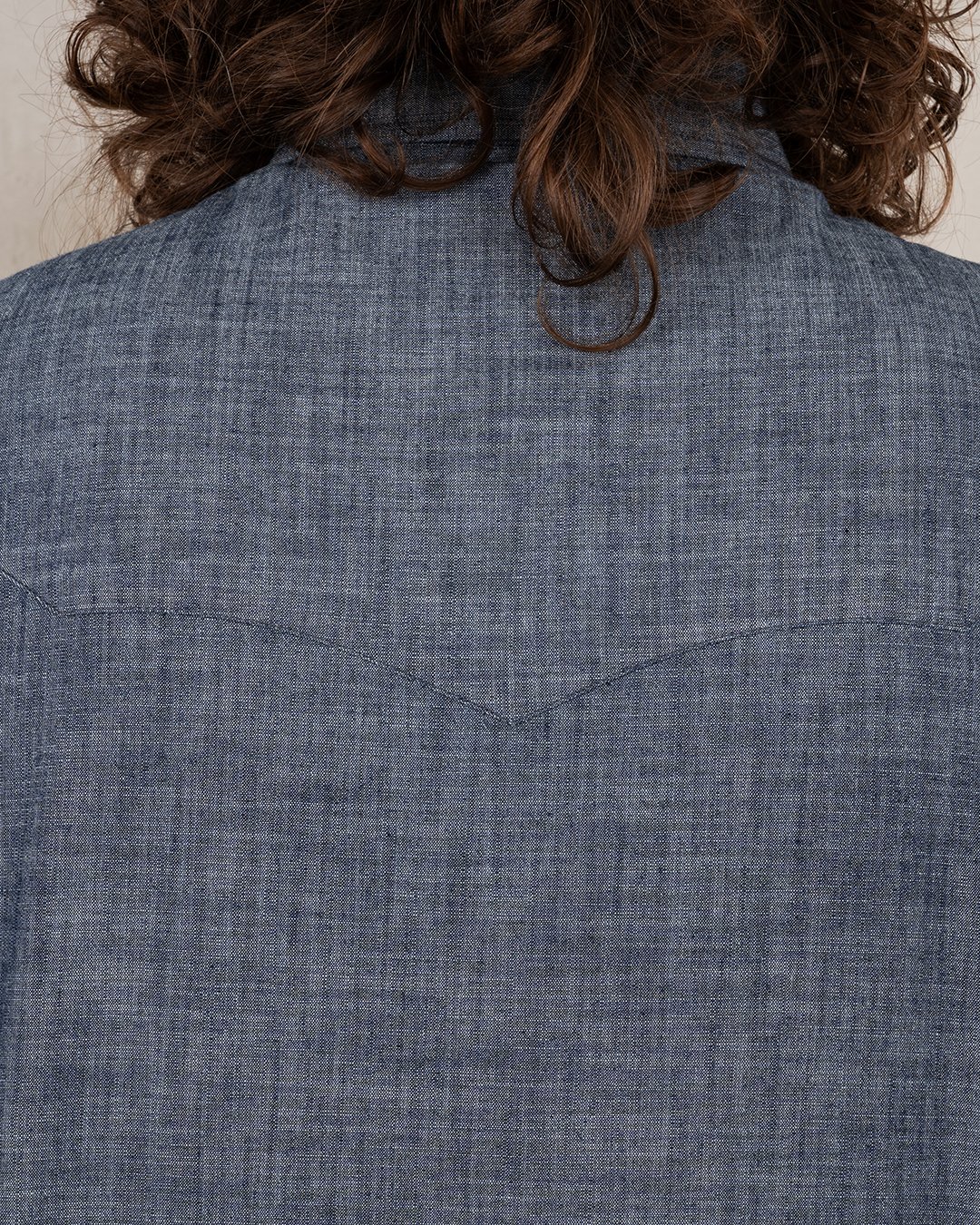 Rider Shirt Huaba Blue Pike Brothers — vintage shirt, pocket detail