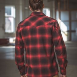 Rider Shirt Nashville Red Pike Brothers — vintage shirt, back view
