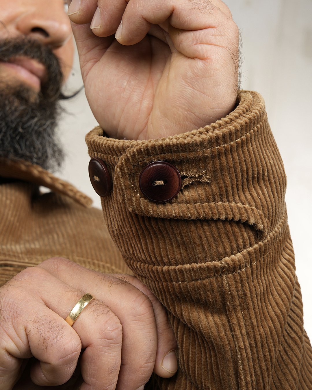 Roadster Jacket Light Brass Pike Brothers — vintage jacket, product view 11