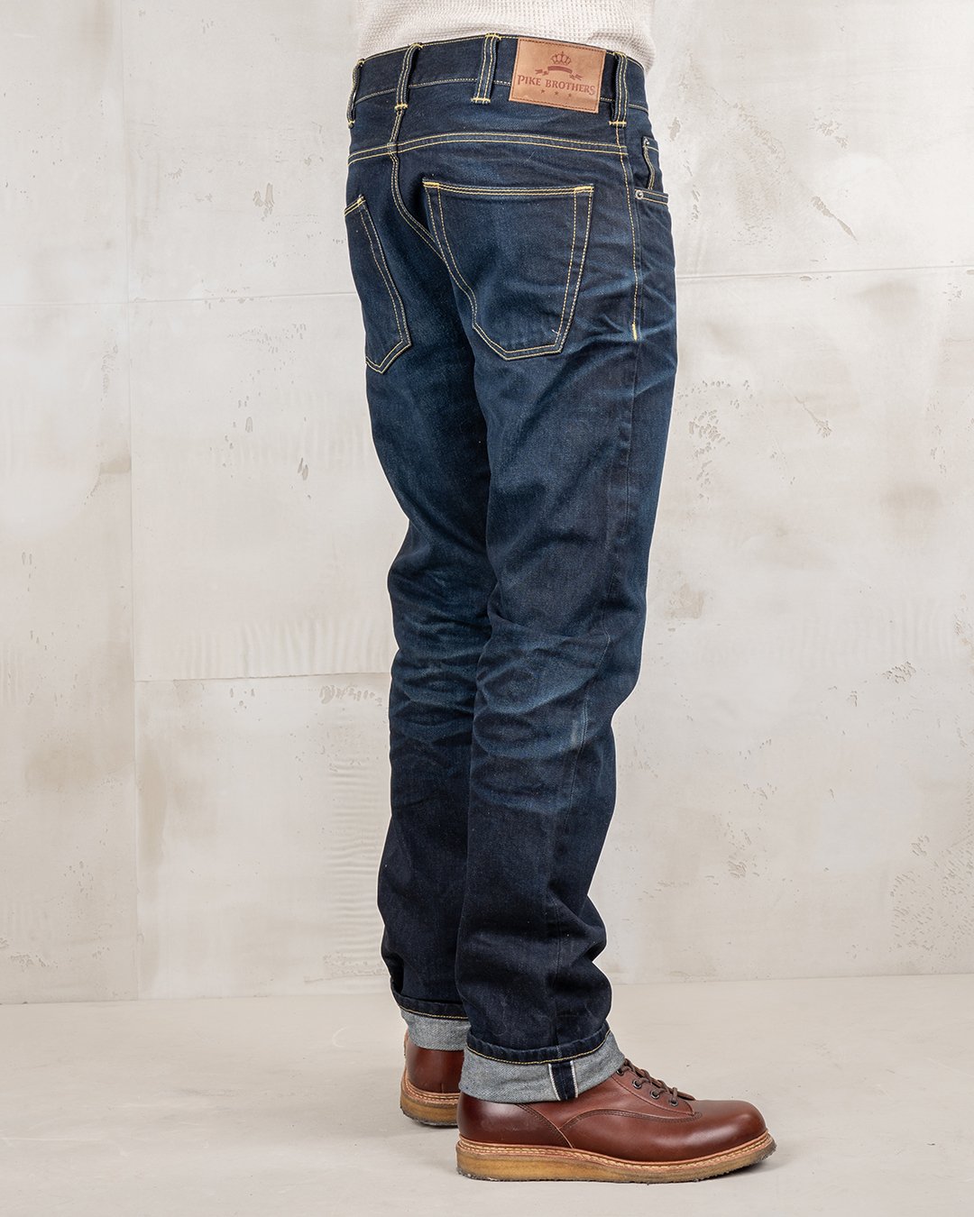 Roamer Pant Indigo 104 Pike Brothers — pantalon vintage, vue de dos