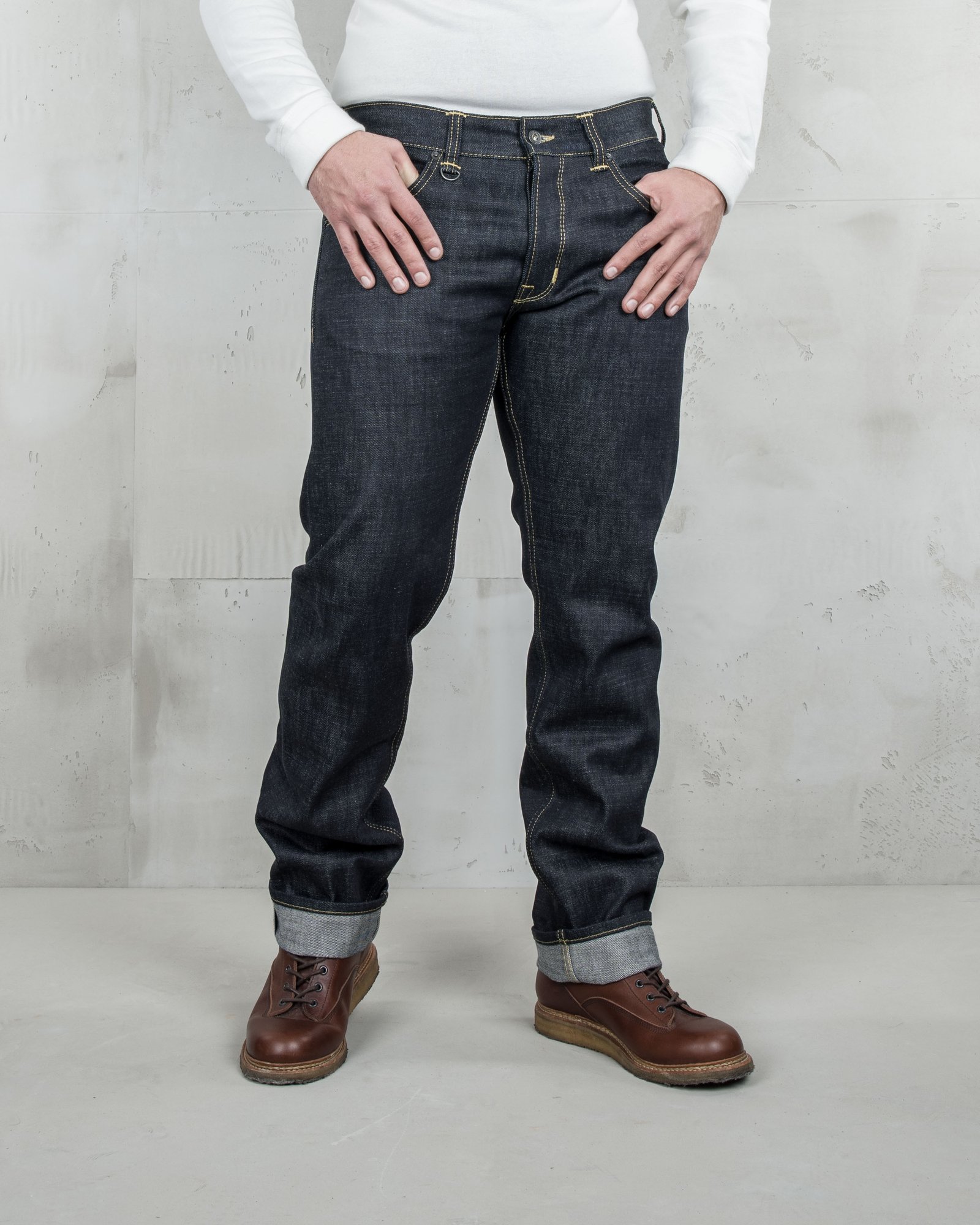 Roamer Pant Indigo Pike Brothers — pantalon vintage, vue de face