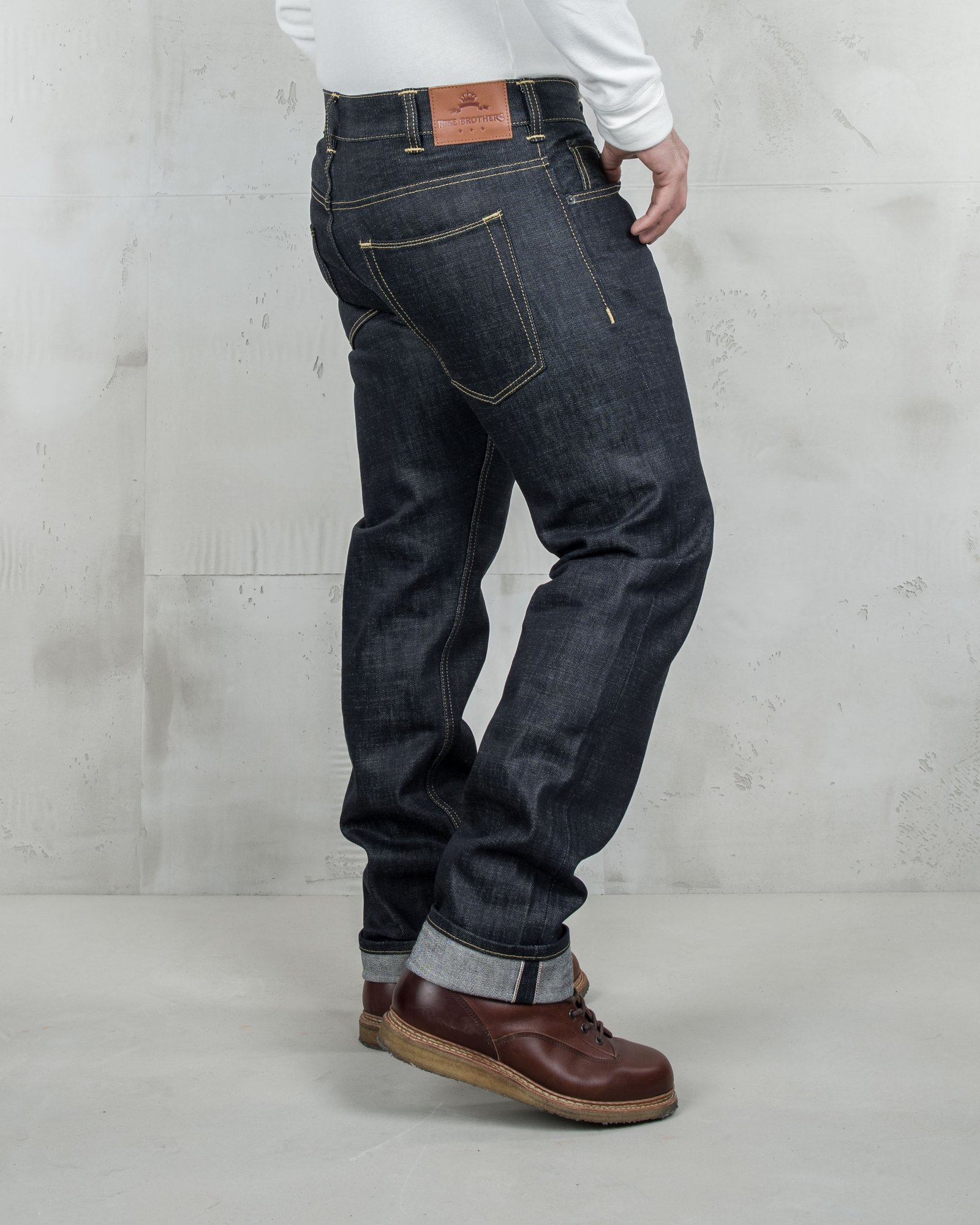 Roamer Pant Indigo Pike Brothers — pantalon vintage, détail des finitions