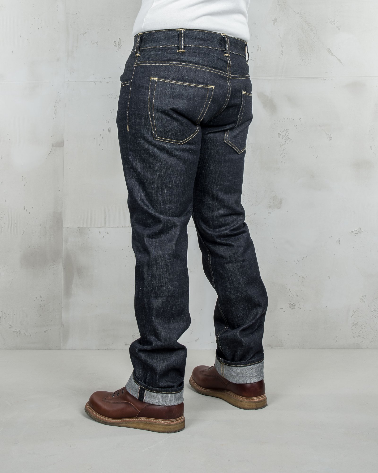 Roamer Pant Indigo Pike Brothers — pantalon vintage, porté en situation