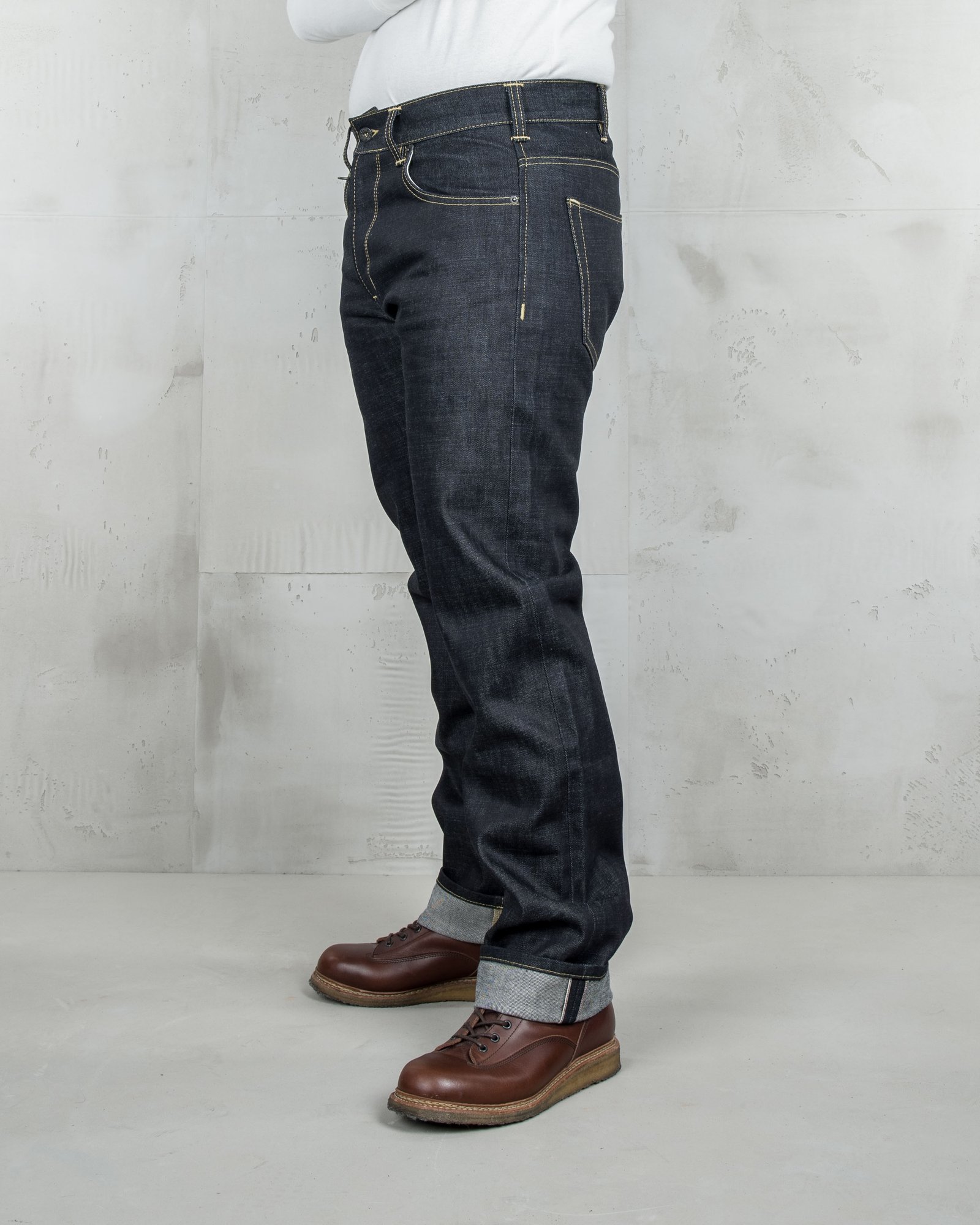 Roamer Pant Indigo Pike Brothers — pantalon vintage, vue de côté