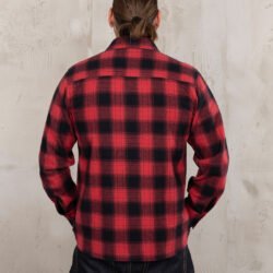 Roamer Shirt Red Check Pike Brothers — vintage shirt, back view