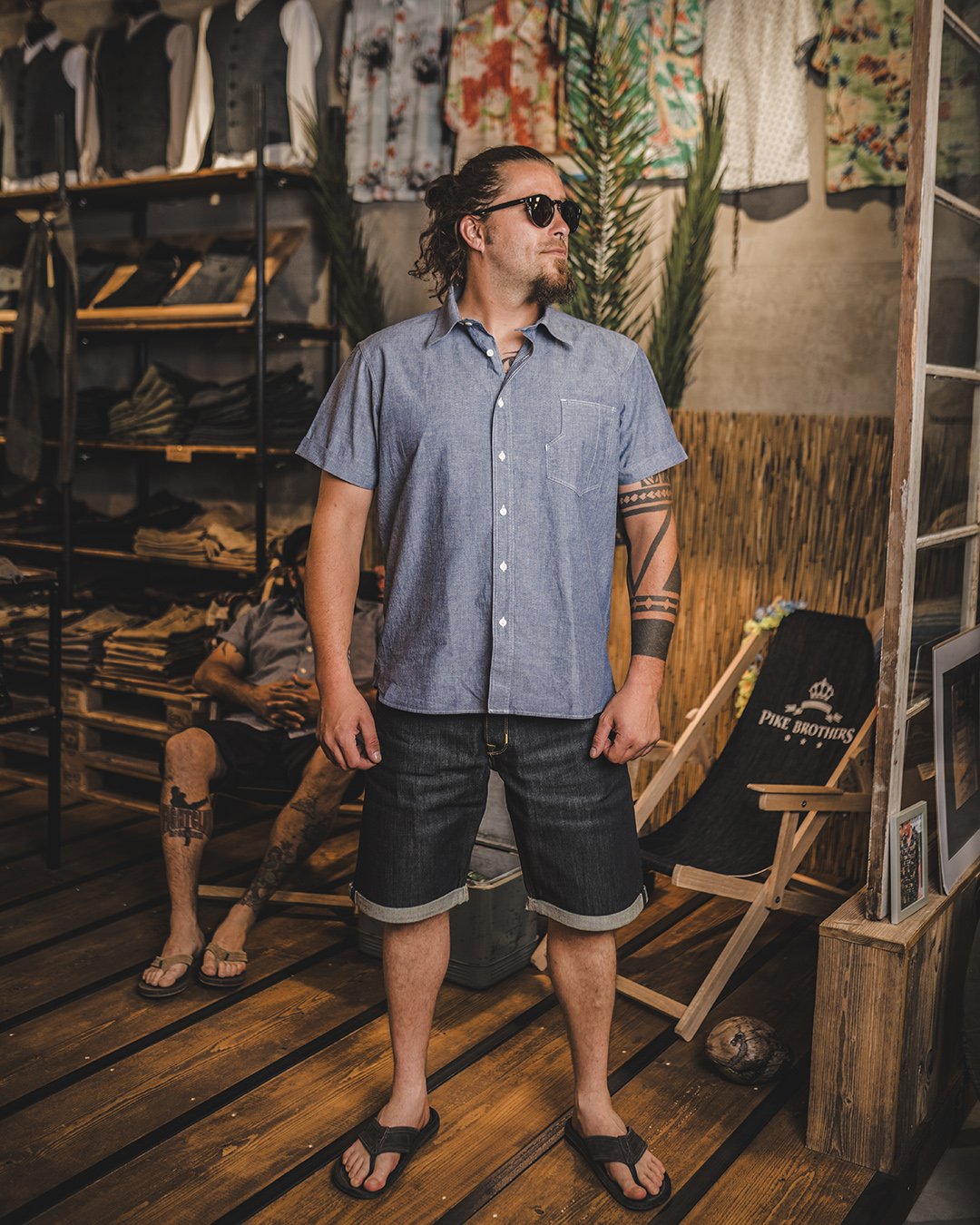 Roamer Shirt Short Sleeve Pike Brothers — vintage shirt, worn in context
