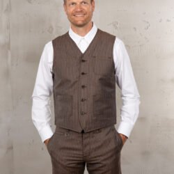 Roamer Vest Alameda Pike Brothers — gilet vintage, vue de face