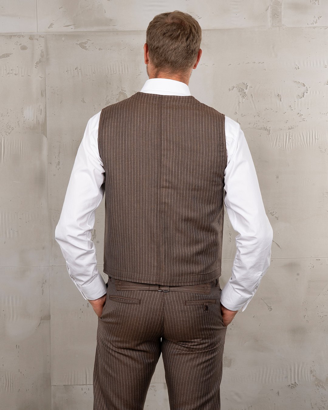 Roamer Vest Alameda Pike Brothers — gilet vintage, vue de dos