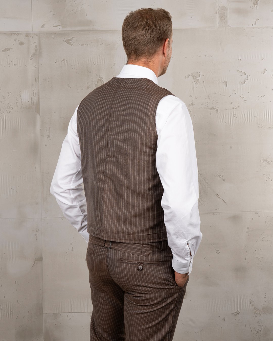 Roamer Vest Alameda Pike Brothers — gilet vintage, détail des finitions