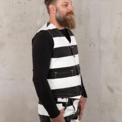 Roamer Vest Alcatraz White Pike Brothers — gilet vintage, vue de dos Roamer Vest Alcatraz White Pike Brothers — gilet vintage, vue de dos