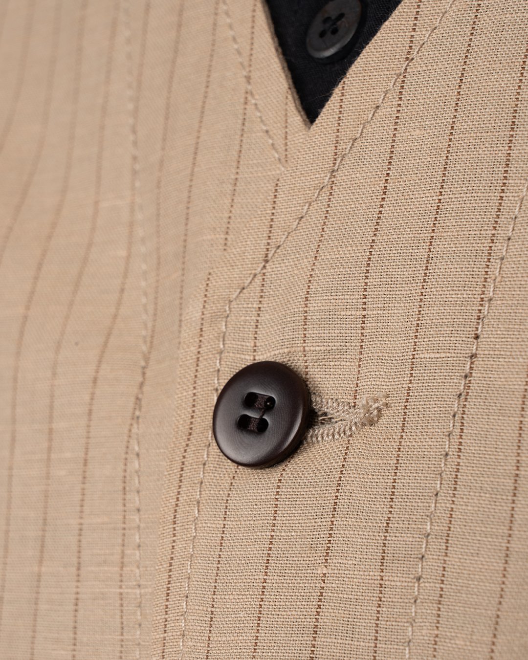 Roamer Vest Chicago Sand Pike Brothers — gilet vintage, détail des finitions
