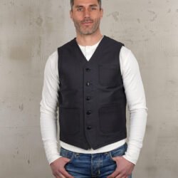 Roamer Vest Elephant Skin Pike Brothers — gilet vintage, vue de face