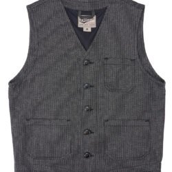 Roamer Vest French Asphalt Pike Brothers — gilet vintage, vue de dos Roamer Vest French Asphalt Pike Brothers — gilet vintage, vue de dos