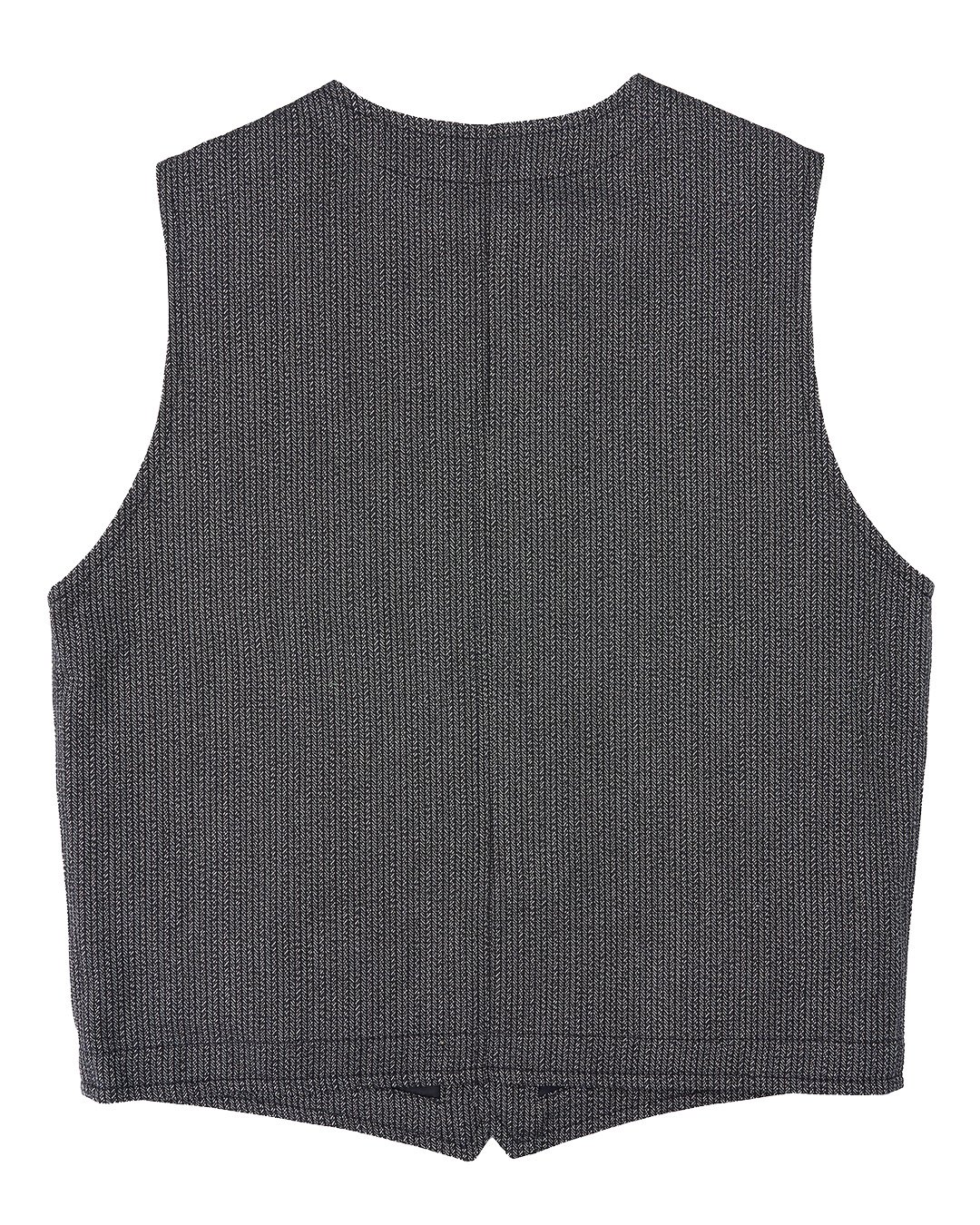 Roamer Vest French Asphalt Pike Brothers — vintage vest, fabric close-up