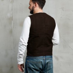 Roamer Vest Moleskin Soil Pike Brothers — gilet vintage, vue de dos Roamer Vest Moleskin Soil Pike Brothers — gilet vintage, vue de dos