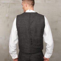 Roamer Vest Owen Brown Pike Brothers — gilet vintage, vue de dos Roamer Vest Owen Brown Pike Brothers — gilet vintage, vue de dos