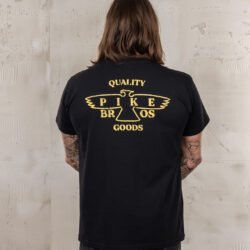 Sports Tee Eagle Black Pike Brothers — t-shirt vintage, vue de dos