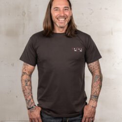 Sports Tee Eagle Grey Pike Brothers — t-shirt vintage, vue de face