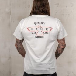Sports Tee Eagle White Pike Brothers — t-shirt vintage, vue de dos
