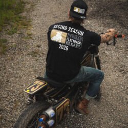 Sports Tee Flat Track Pike Brothers — t-shirt vintage, vue de dos