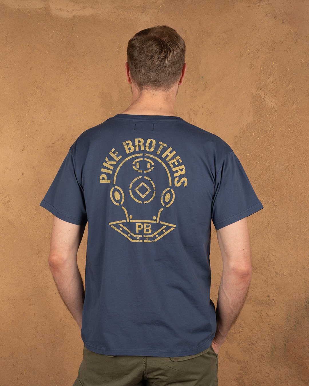 Sports Tee Scuba Blue Pike Brothers — t-shirt vintage, vue de dos