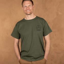 Sports Tee Scuba Green Pike Brothers — t-shirt vintage, vue de face