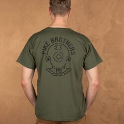 Sports Tee Scuba Green Pike Brothers — t-shirt vintage, vue de dos