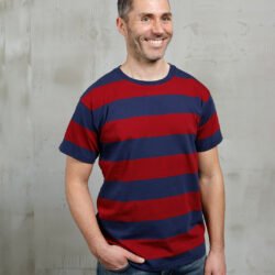 Sports Tee Ventura Blue Pike Brothers — t-shirt vintage, vue de face