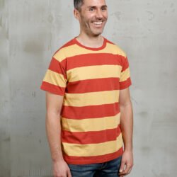 Sports Tee Ventura Orange Pike Brothers — t-shirt vintage, vue de face