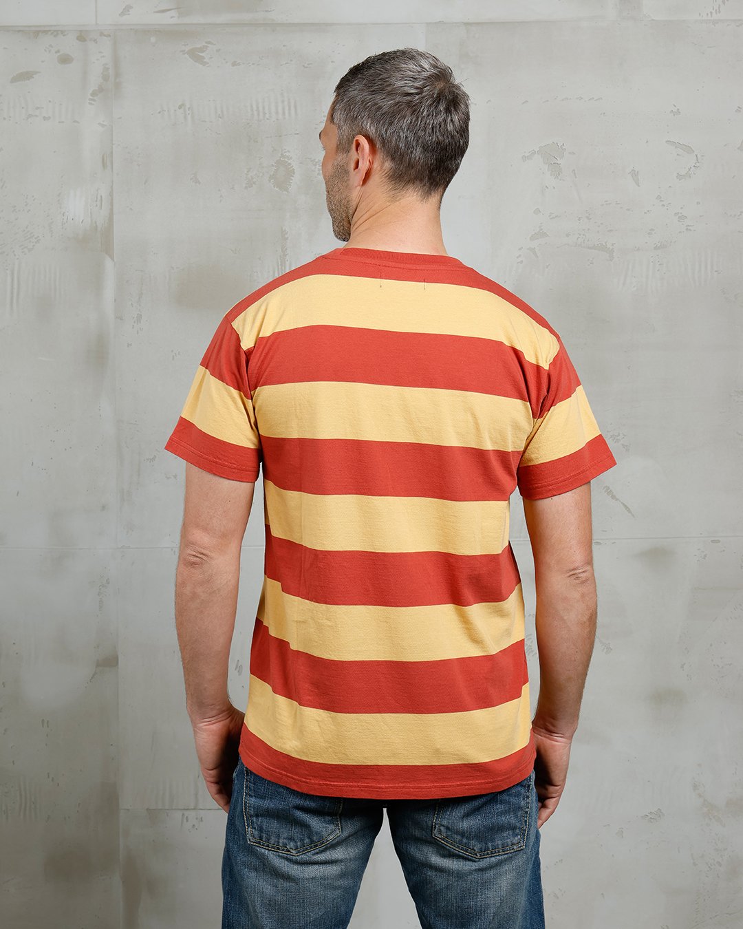 Sports Tee Ventura Orange Pike Brothers — t-shirt vintage, vue de dos