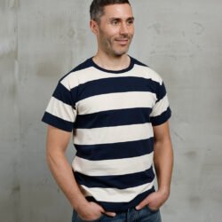 Sports Tee Ventura White Pike Brothers — t-shirt vintage, vue de face
