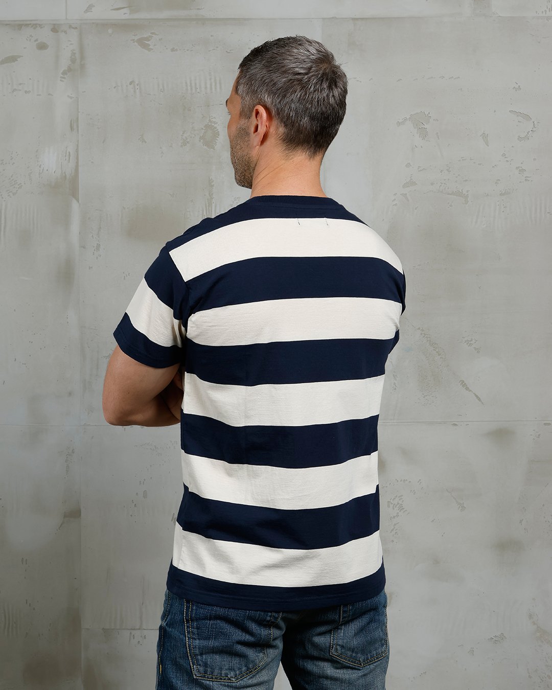 Sports Tee Ventura White Pike Brothers — t-shirt vintage, vue de dos