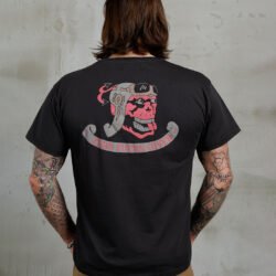 Sports Tee Zero Fucks Pike Brothers — t-shirt vintage, vue de dos