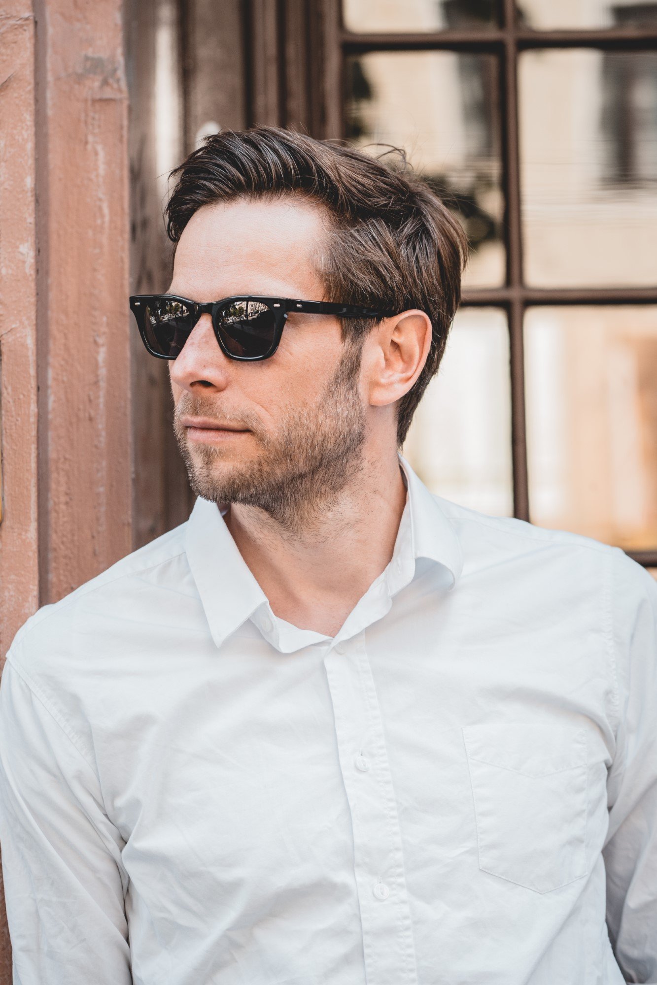 Sun Bcgs Black Pike Brothers — lunettes de soleil vintage, en situation
