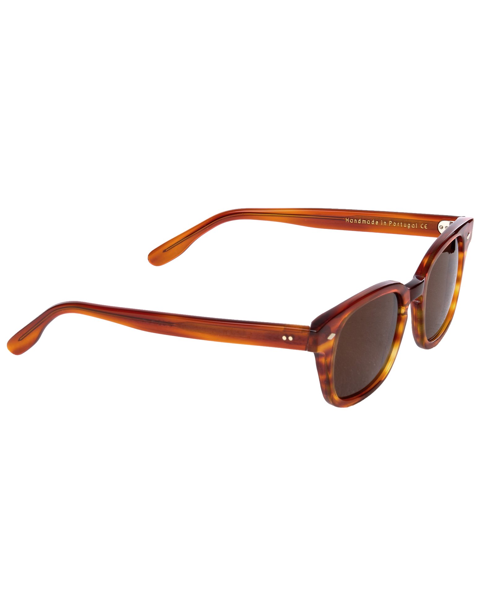 Sun Bcgs Light Tiger Pike Brothers — lunettes de soleil vintage, détail de fabrication