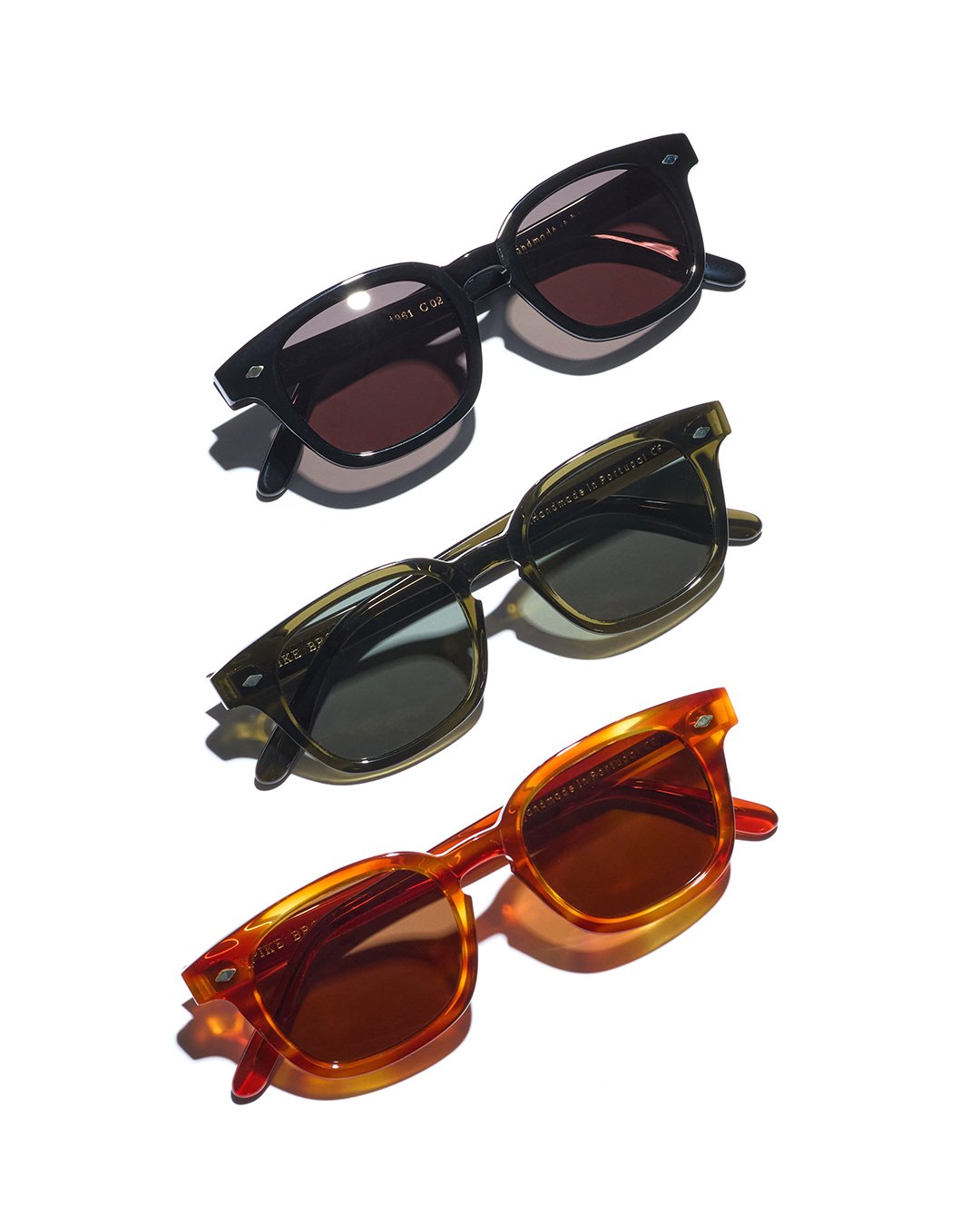 Sun Bcgs Light Tiger Pike Brothers — lunettes de soleil vintage, vue de profil