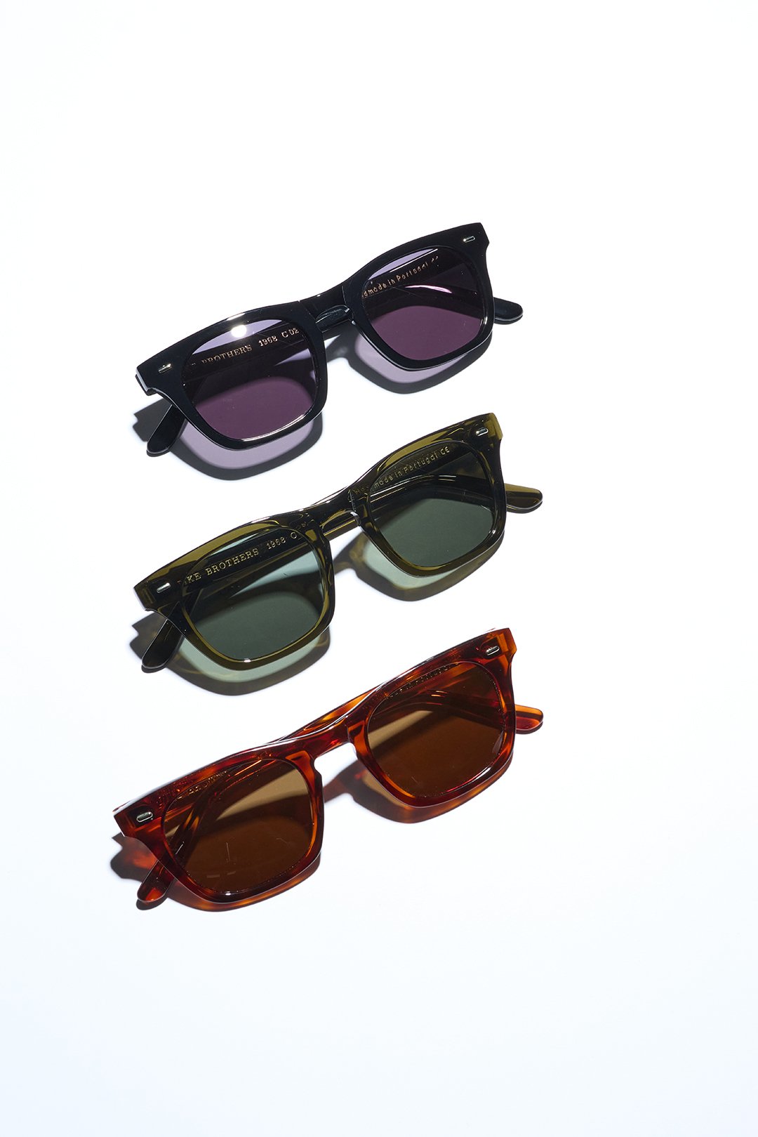 Sun Bcgs Tiger Pike Brothers — lunettes de soleil vintage, vue de profil