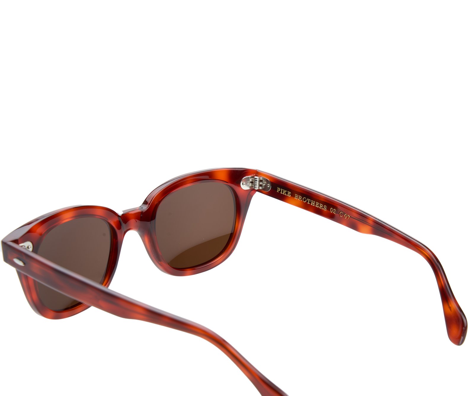 Sun Glasses Elwood Brick Pike Brothers — vintage sunglasses, craftsmanship detail