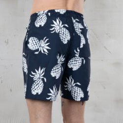 Surf Short Entrega Blue Pike Brothers — short vintage, vue de dos Surf Short Entrega Blue Pike Brothers — short vintage, vue de dos