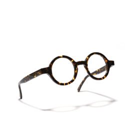 Surveyor Glasses Leopard Pike Brothers — lunettes de soleil vintage, vue de face