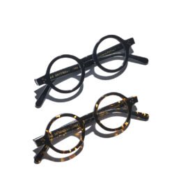 Surveyor Glasses Leopard Pike Brothers — lunettes de soleil vintage, vue de trois quarts Surveyor Glasses Leopard Pike Brothers — lunettes de soleil vintage, vue de trois quarts